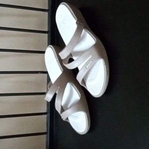 Ladies Crocs  slip on slide sandals